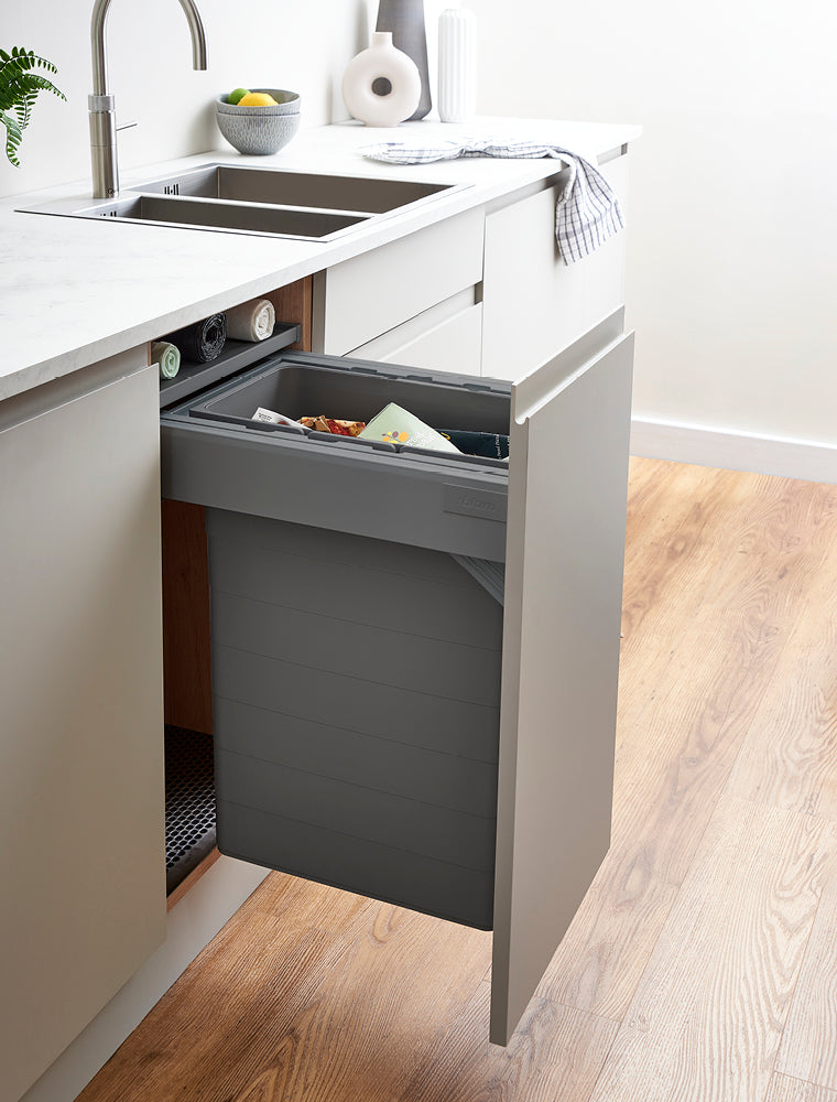 ECO-top 125 Waste Bin D50 x W40 - 46.2L (42+4.2L) - E/ Open Orion Grey