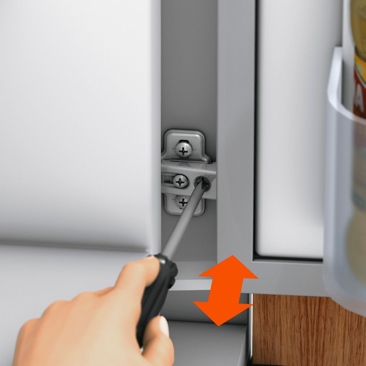BLUM 95° MODUL Overlay Refrigerator Hinge