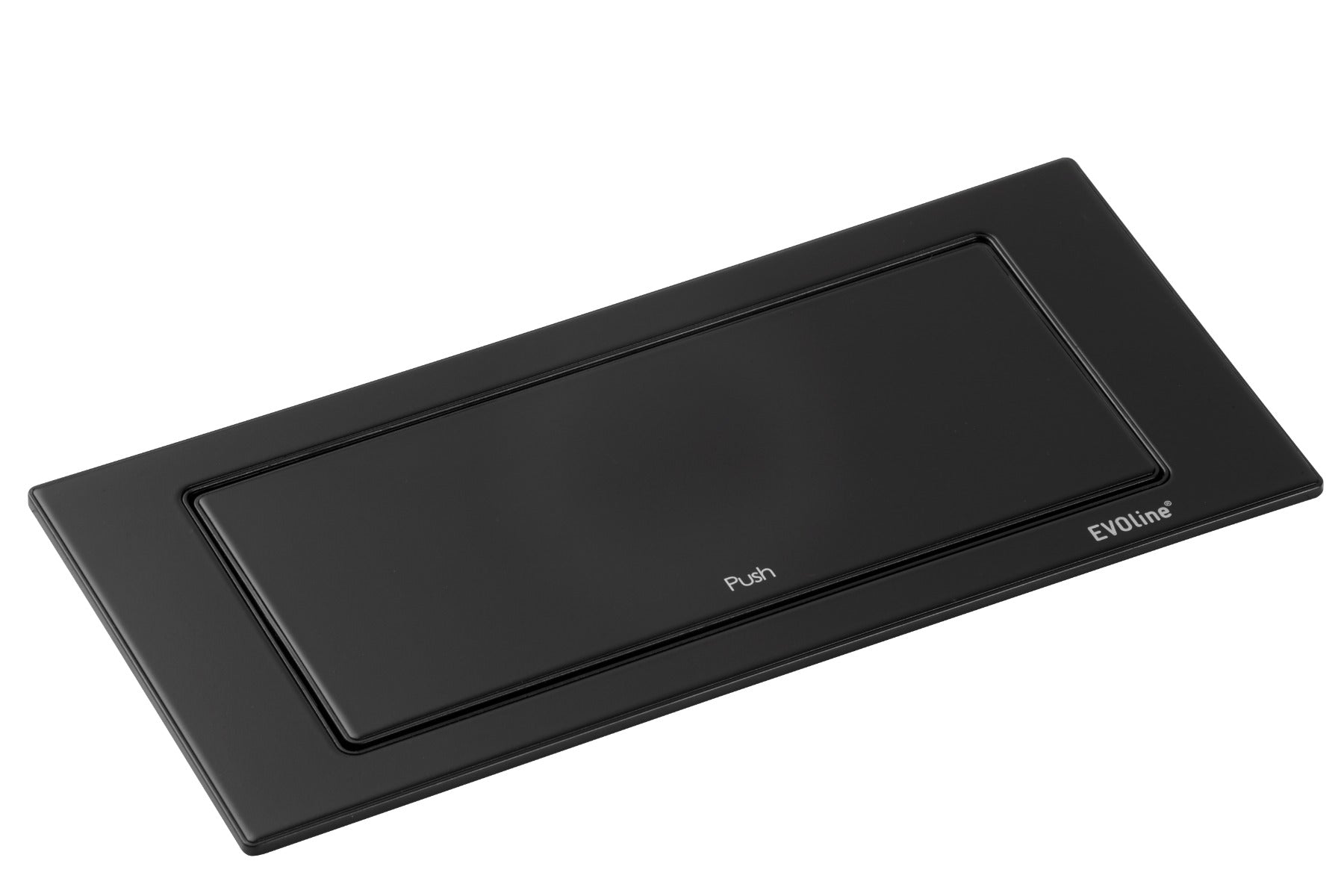 EVOline BackFlip - 2 UK Sockets 1 USB Charger - Black Steel