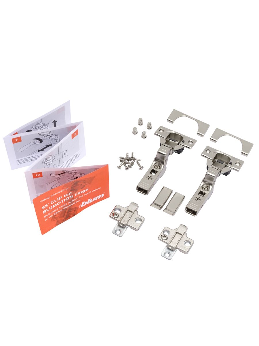 95° CLIP top Blumotion Profile Door Hinge (Packed Set Pair)
